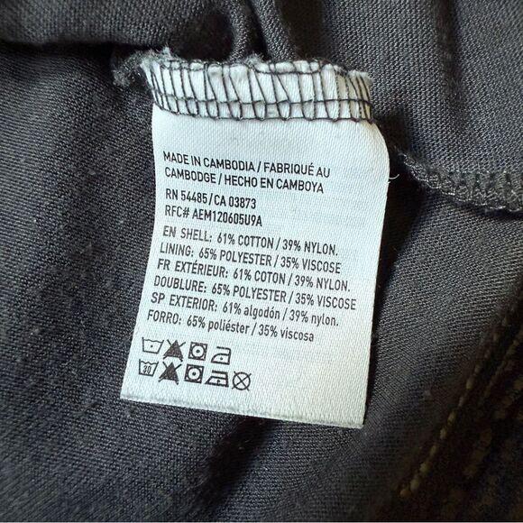 American Eagle Lace Trapeze Top Lined Small Dark Gray Festival - Picture 10 of 11